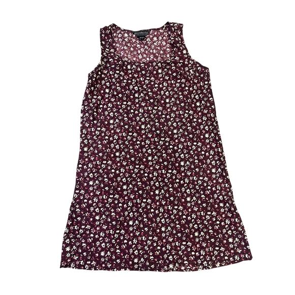 Abercrombie & Fitch Linen Dainty Floral Mini Shift Dress, Women’s M Purple Beach - Picture 1 of 10